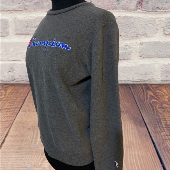 Boys Champion sweatshirt gray size large - Picture 3 of 6